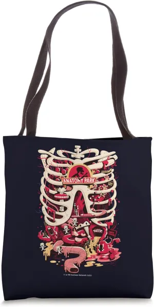 Rick and Morty Anatomy Park Logo Tote Bag