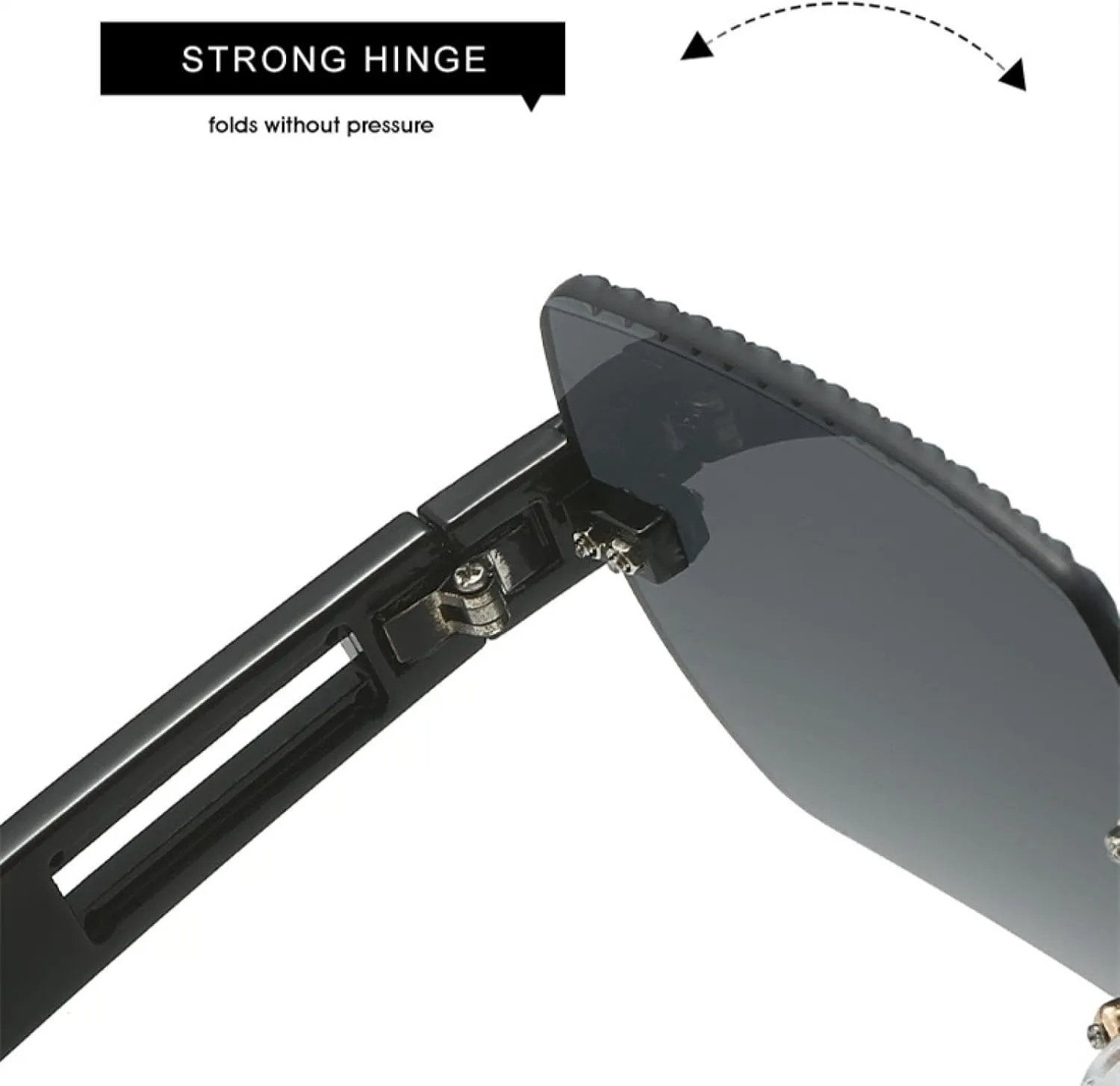 Rimless Sunglasses Women Men Luxury Outdoors Sports Summer Traveling Sun Glasses Uv400