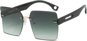 Rimless Sunglasses Women Men Luxury Outdoors Sports Summer Traveling Sun Glasses Uv400