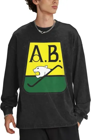 Rionegro Águilas Crew Neck Long Sleeved T-Shirt Casual T-Shirt Round Neck T-Shirt