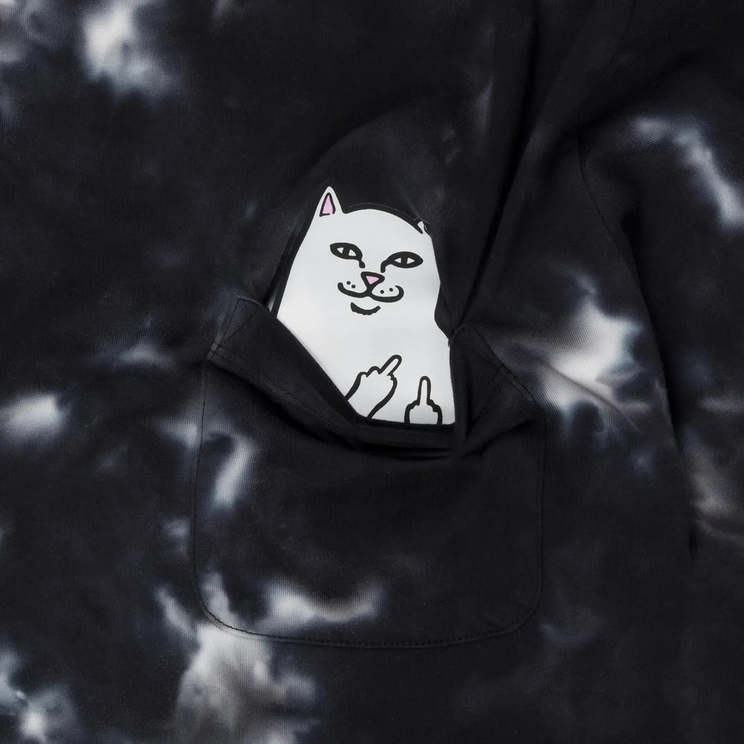 RIPNDIP Lord Nermal Pocket T Shirt, Short Sleeve Crew Neck Shirts, Funny Cat T-Shirts for Men