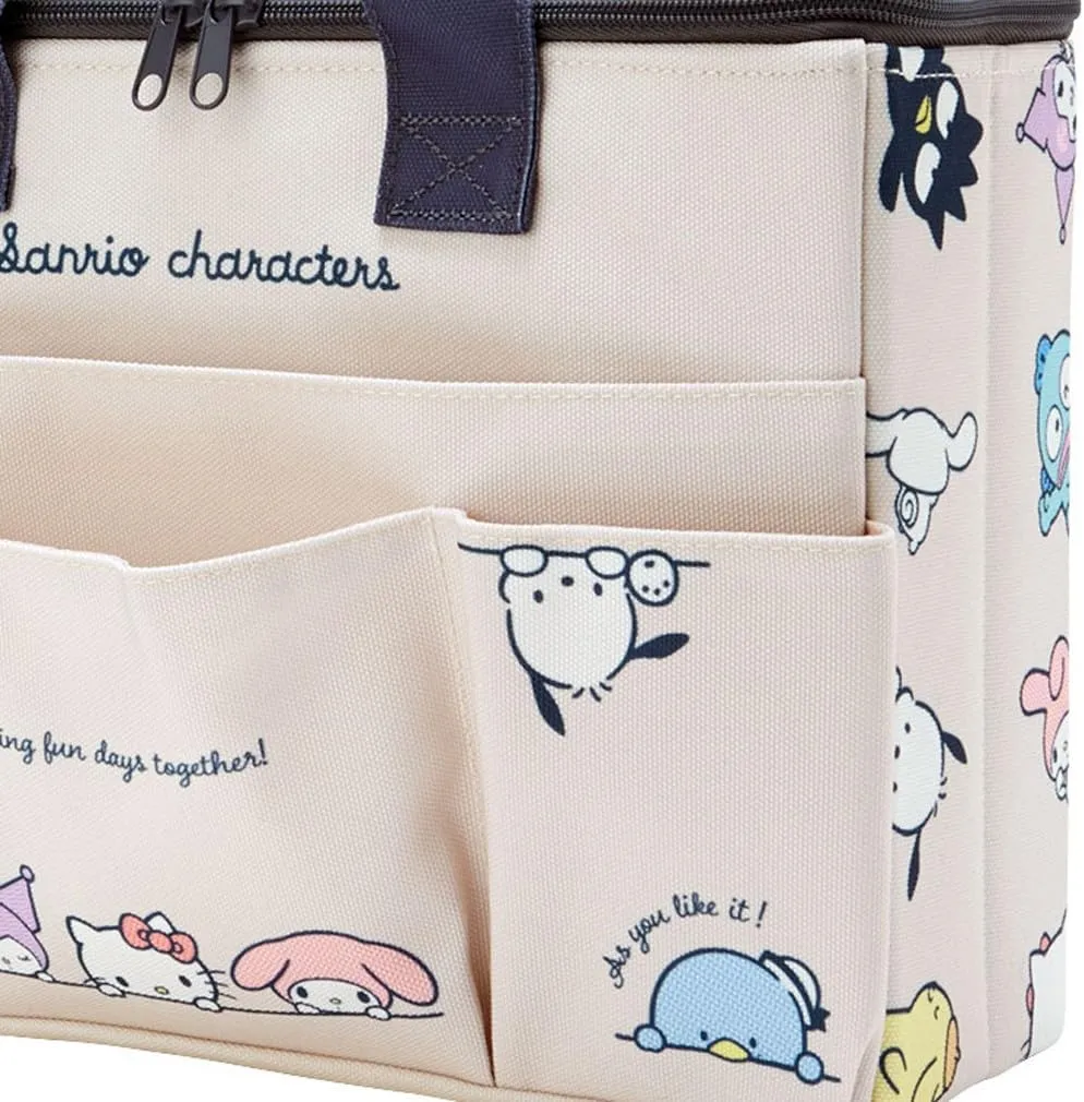 Roffatide Melody Cinnamoroll Large Lunch Bag Insulated Lunch Tote Bag Reusable Lunch Box Men Thermal Cooler Sack Nylon Food Handbags Case for Work Travel Picnic 8L