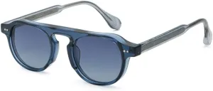 round frame sunglasses for women retro sun glasses for men CP acetate female decoration uv400(Black,One Size)