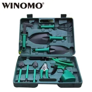 Rynx | WINOMO 10-pc. Garden Tool Set Rustproof Lightweight Garden Tool Set Garden Supplies Garden Tool Set for Cutting Weeding
