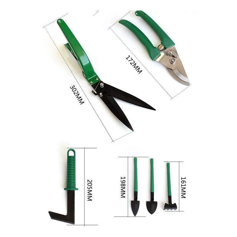 Rynx | WINOMO 10-pc. Garden Tool Set Rustproof Lightweight Garden Tool Set Garden Supplies Garden Tool Set for Cutting Weeding
