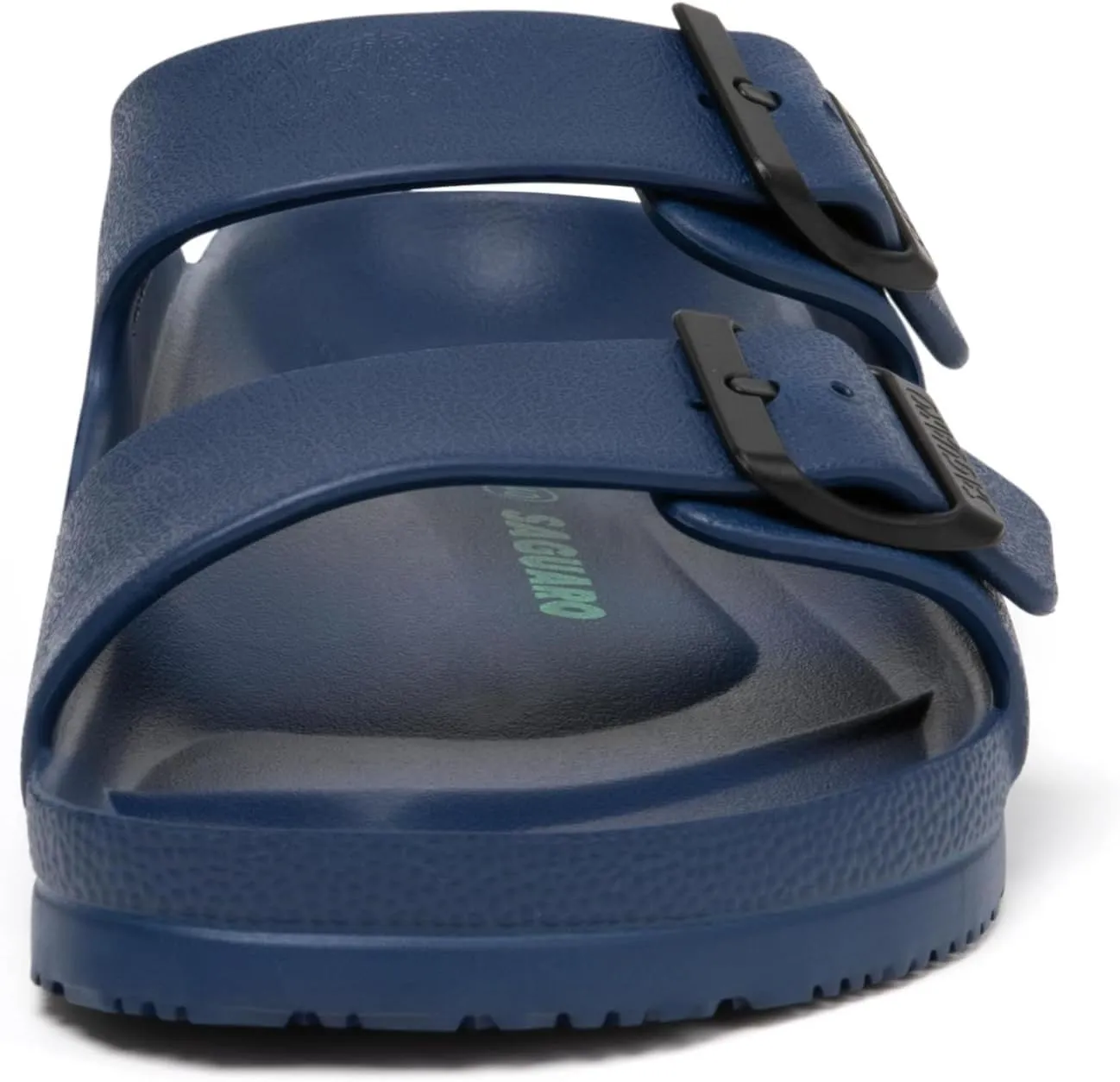 SAGUARO Men's Women's Comfort Double Buckle Sandals Lightweight Adjustable EVA Sandals with Rubble Sole