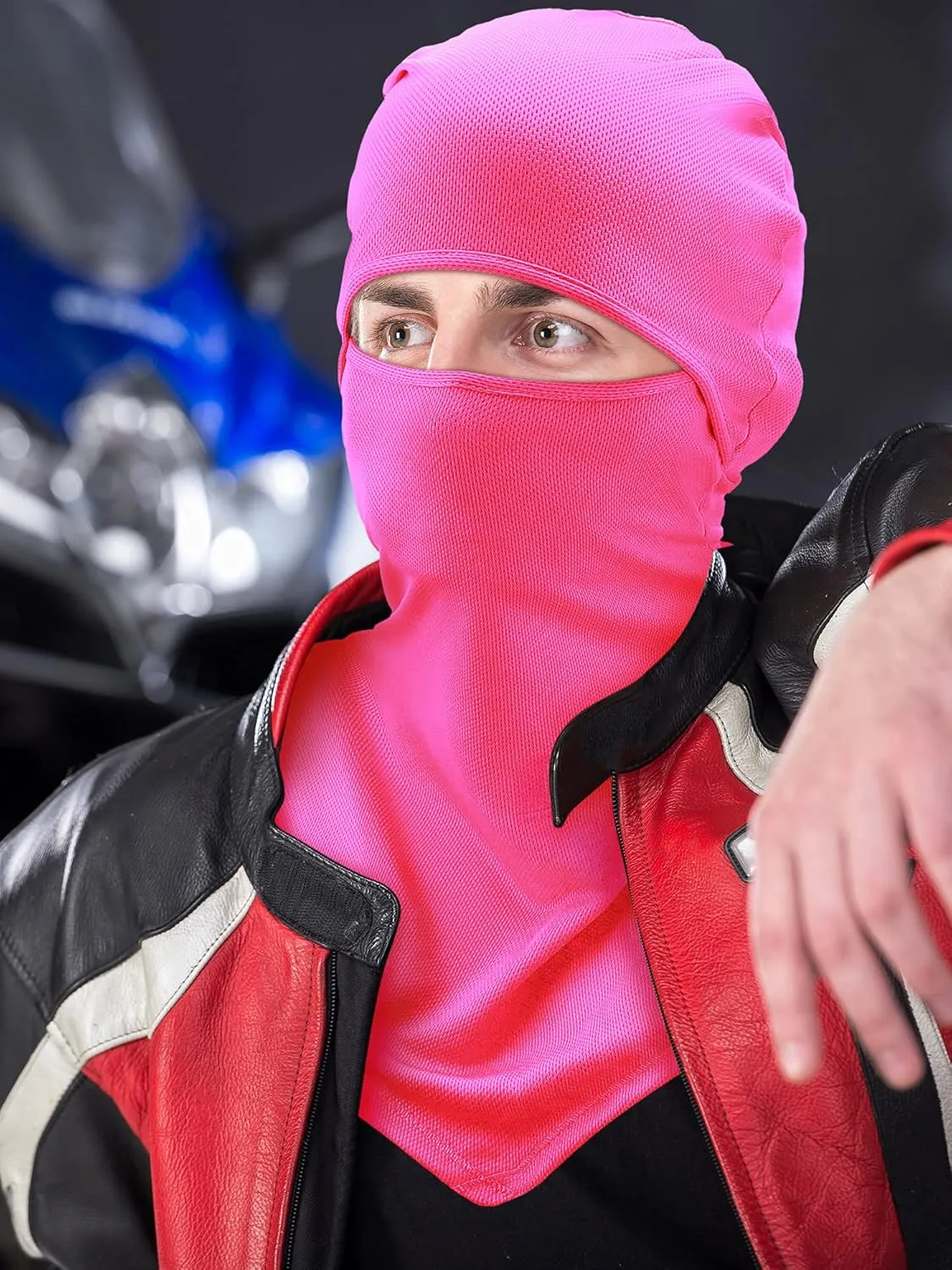 SATINIOR 3 Piece Balaclava Face Cover Sun Protection Neck Cover Summer Balaclava Motorcycle Face Mask for Men Women