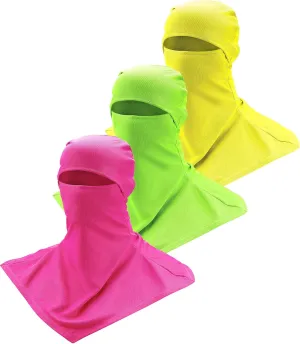SATINIOR 3 Piece Balaclava Face Cover Sun Protection Neck Cover Summer Balaclava Motorcycle Face Mask for Men Women