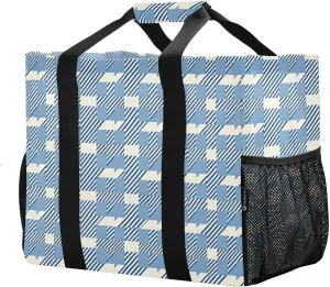 senya Women's Handbag Large Beach Tote Bag Zippered Handbag Quilted Shoulder Bag for Travel Work Gym