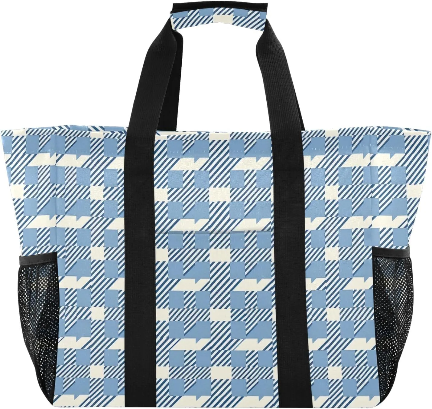 senya Women's Handbag Large Beach Tote Bag Zippered Handbag Quilted Shoulder Bag for Travel Work Gym