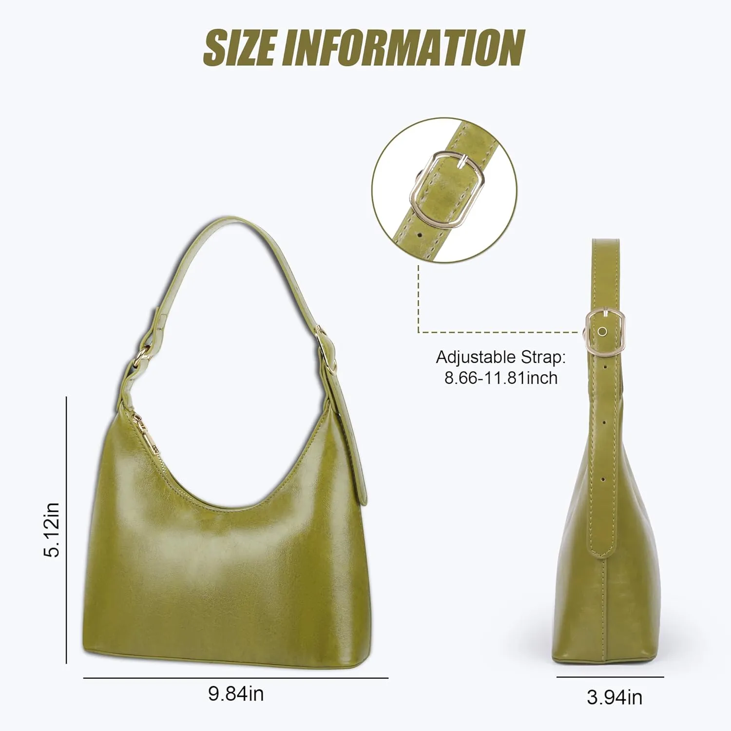 Shoulder Bag for Women Small Retro Vegan Leather Handbags Trendy Purses 2025 Cute Mini Vintage Hobo Underarm Bag