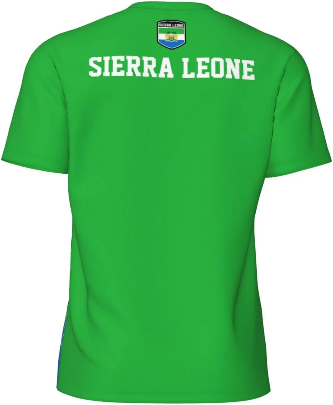 Sierra Leone Flag Grain Sports Mesh T-Shirt Retro Jerseys for Running Cycling Soccer Tennis Fitness Climbing