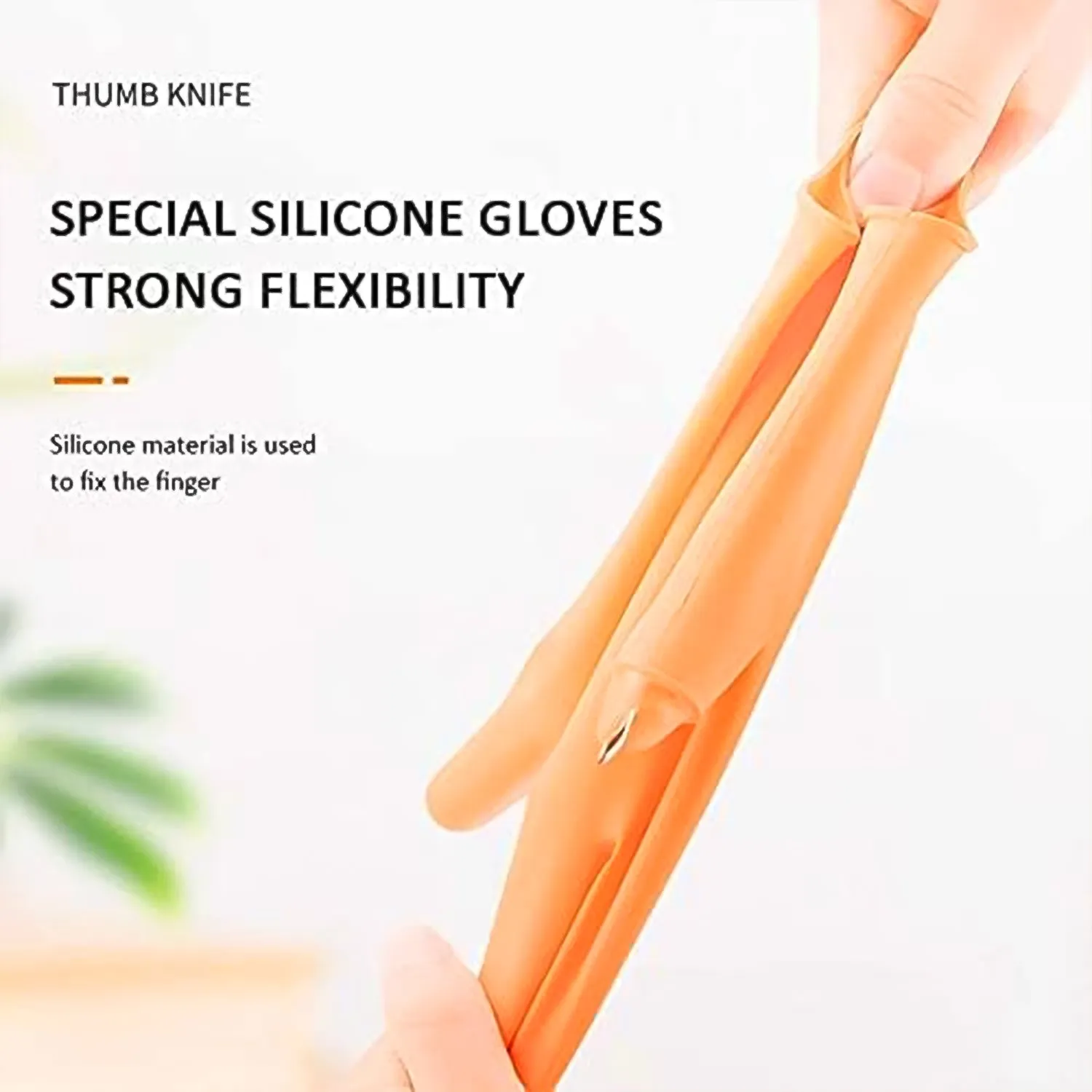 Silicone Thumb Knife Finger Protector for Harvesting