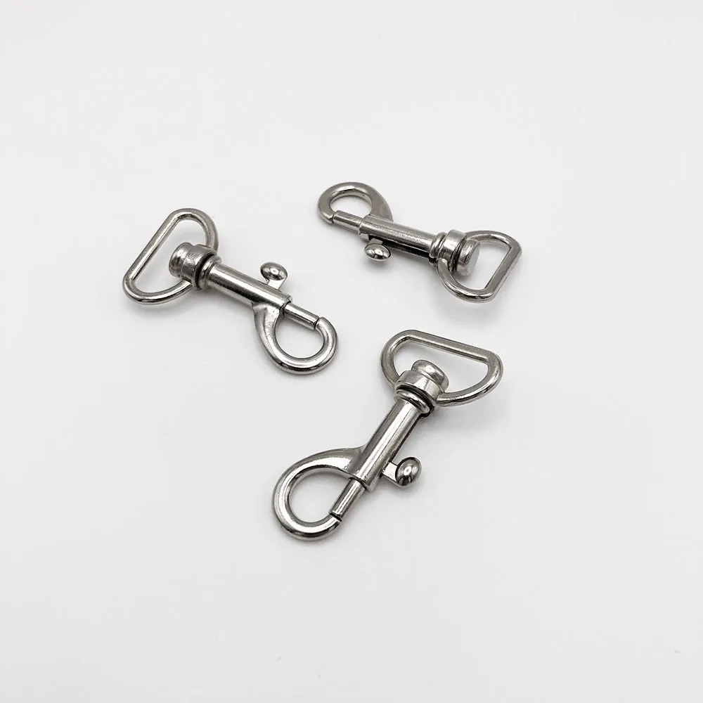 Silver Metal Swivel Hooks
