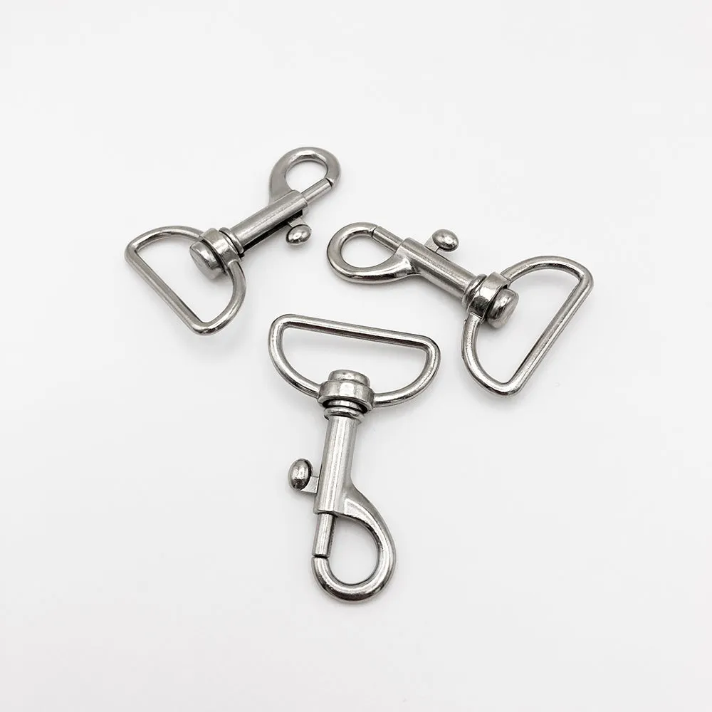 Silver Metal Swivel Hooks