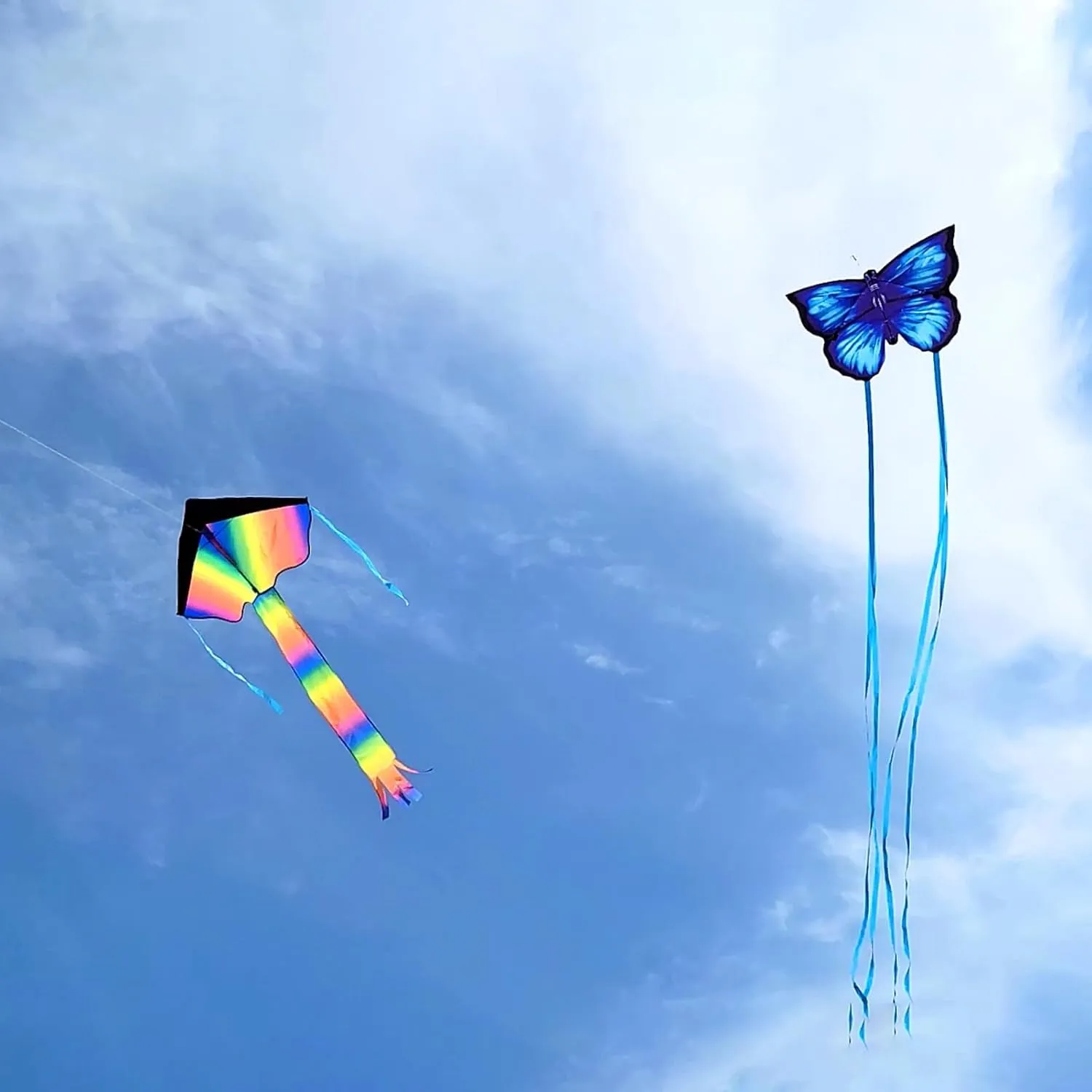 Simxkai Kites for Kids & Adults, Beach Kites, Easy for Fly for Toddlers Ages 3-5 with 300ft Kite String Each Handle
