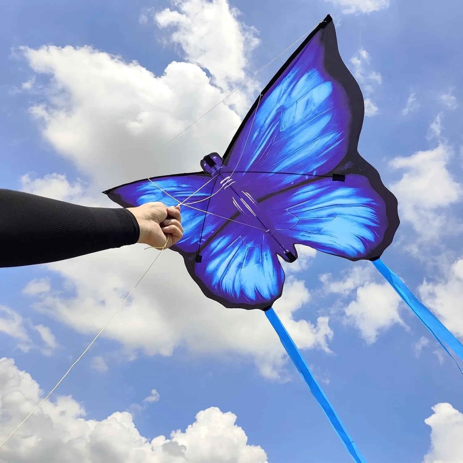 Simxkai Kites for Kids & Adults, Beach Kites, Easy for Fly for Toddlers Ages 3-5 with 300ft Kite String Each Handle