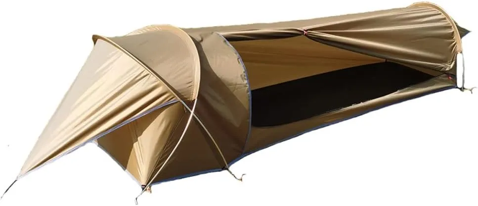 Single Person Tent, Ultralight Backpacking Tent, Waterproof Hiking Tent for Camping, 1 Person Lightweight Camping Tent