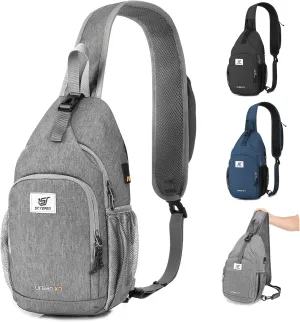 SKYSPER Travel Sling Bag for Men And Women - Small Hiking Crossbody Bags for Mens and Womens - Anti Theft and Waterproof One Strap Shoulder Backpack - Cross Chest Body Back Pack