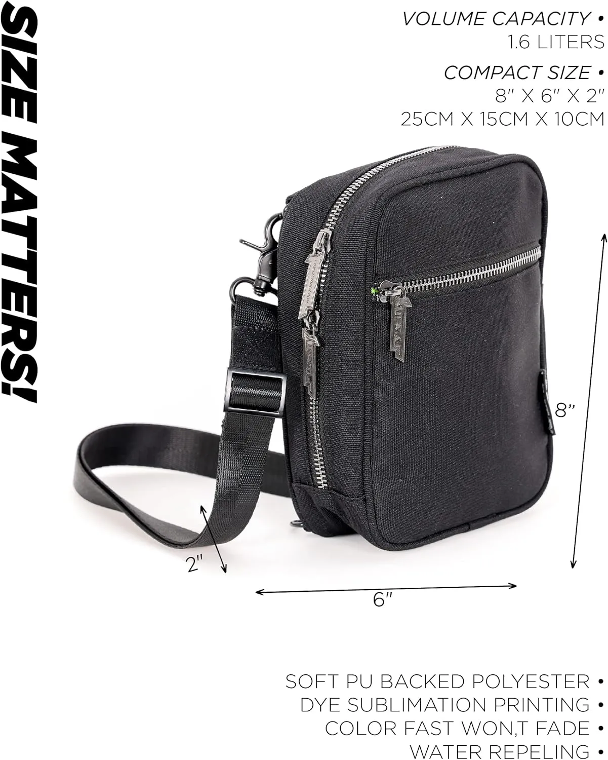 Small Crossbody Bag for Men & Women - Over the Shoulder Bag Sling Checkered Crossbody Bags Festival Concert Bag