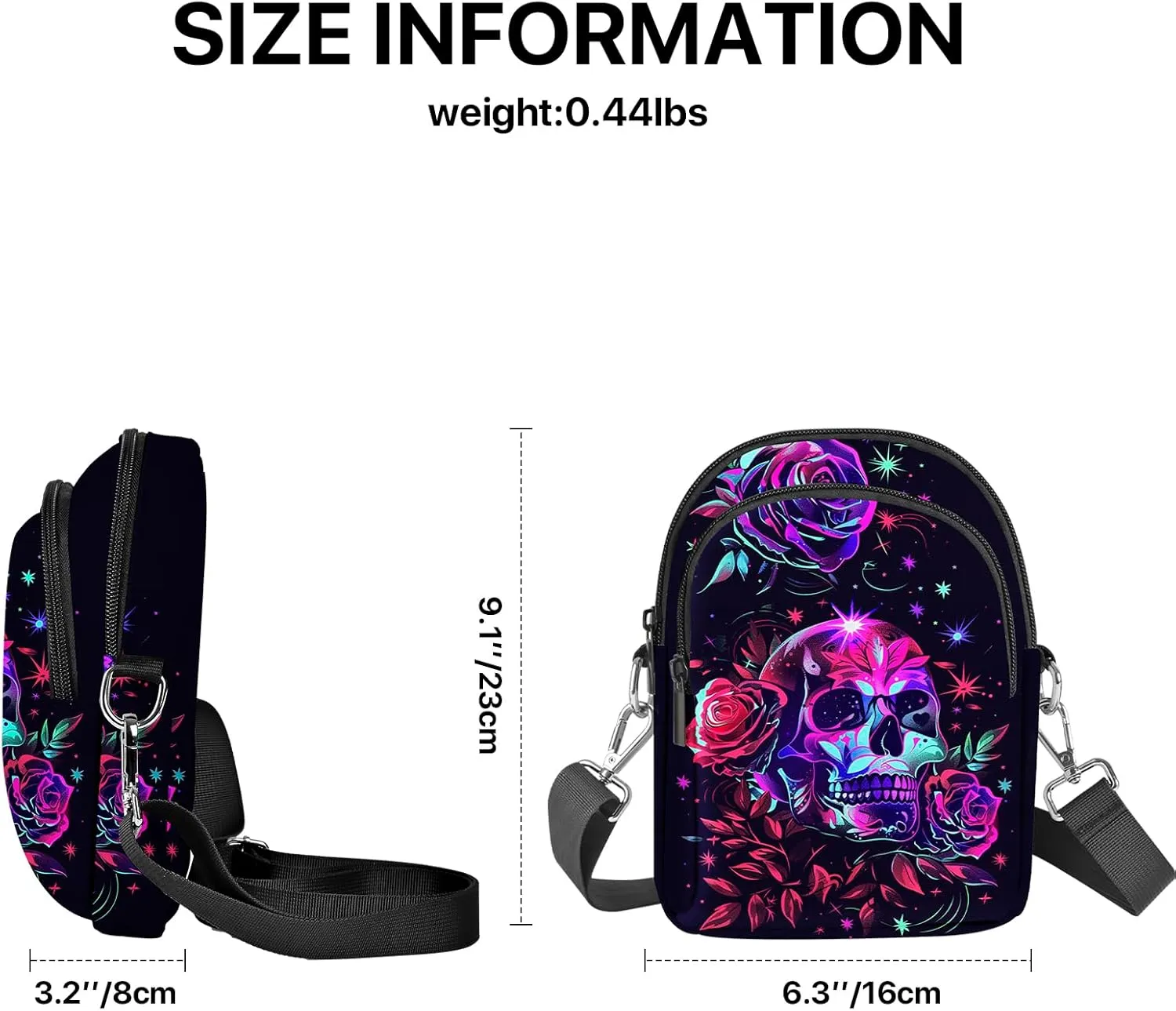 Small Crossbody Bags for Women Waterproof Cell Phone Bag Wallet Purse with Card Slots Adjustable Strap