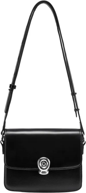 Small Purse Leather Handbags For Women: Black Shoulder Bags Crossbody Bag - Adjustable Straps for Ladies Classic Vacation