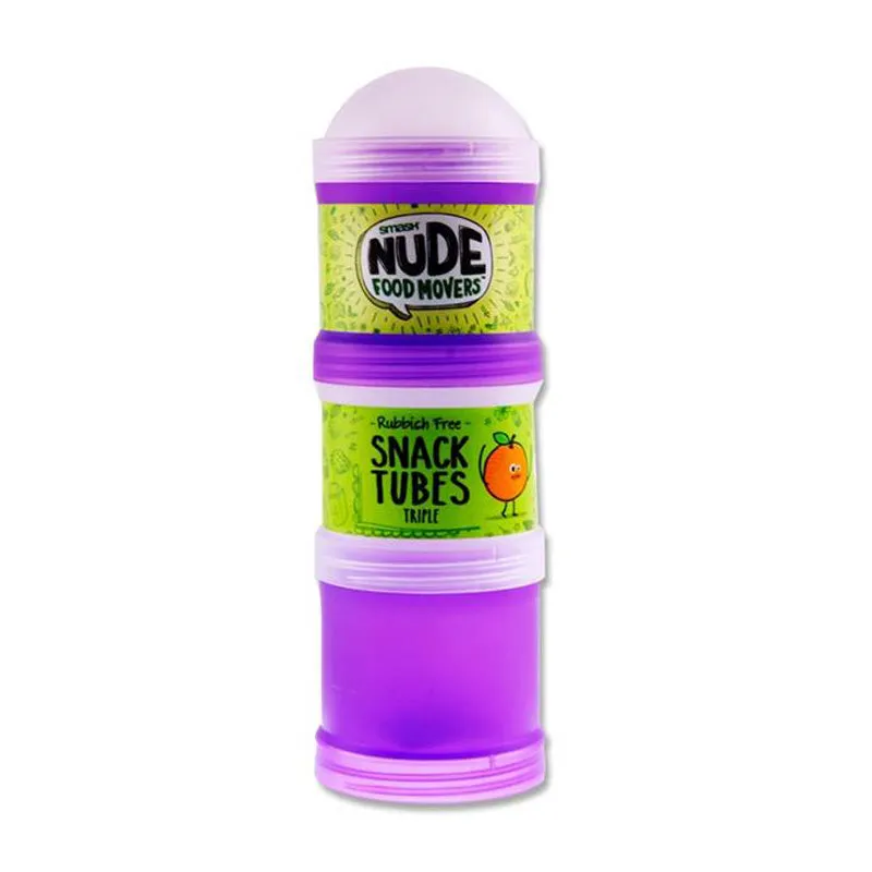 Smash Nude Food Snack Tube Triple (Asstd. Colours)