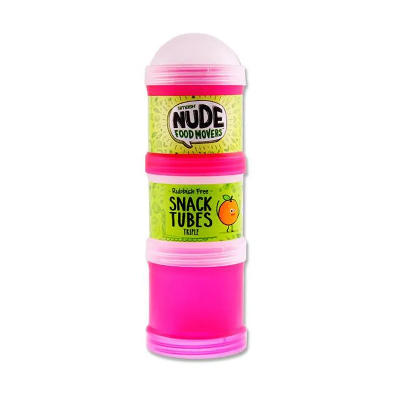 Smash Nude Food Snack Tube Triple (Asstd. Colours)