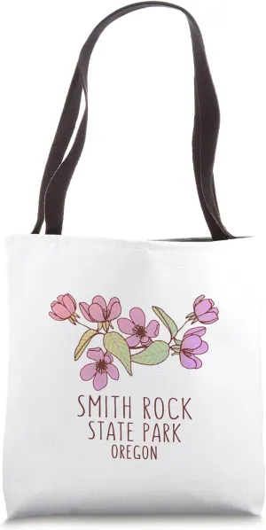 Smith Rock State Park Oregon Wildflowers | Smith Rock Oregon Tote Bag