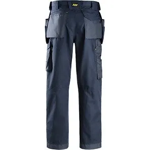 Snickers Craftsmen 3214 Navy Canvas  Holster Pocket Trousers