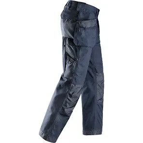 Snickers Craftsmen 3214 Navy Canvas  Holster Pocket Trousers
