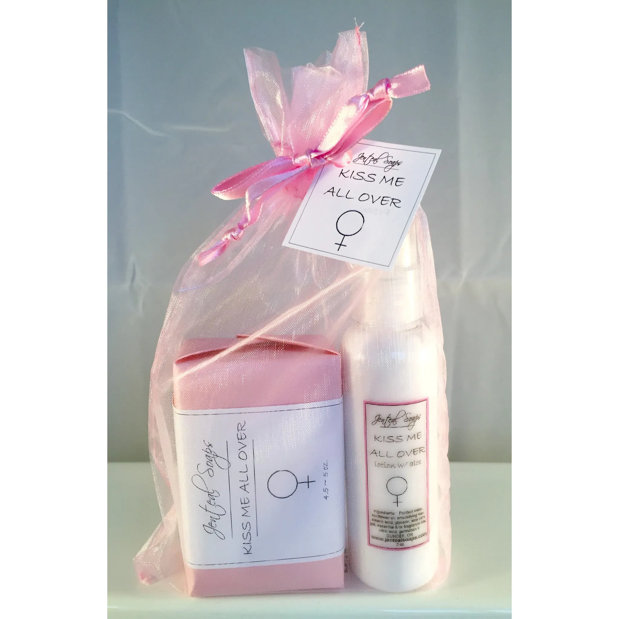 Soap and Lotion Organza Gift Bags