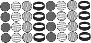 Soil Sieve Sifter Set 10cm Mini Sieves for Garden Easy to Use Lightweight Break up Clumps Remove Stones Debris
