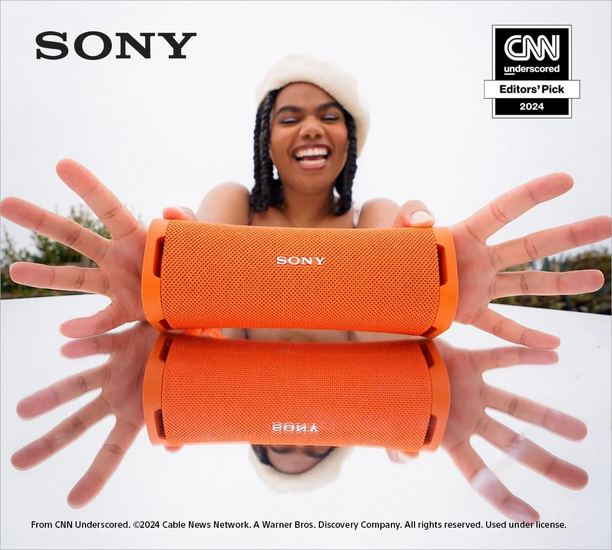 Sony ULT Field 1 Waterproof Portable Bluetooth Speaker, Enhanced Bass, 12h Battery, IP67 Rated Dustproof Shockproof Rustproof, Detachable Strap (SRSULT10B), Black