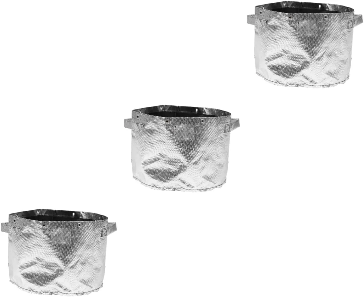 Sosoport 3 Pcs Garden Waste Storage Holder Bag Portable Trash Can Reusable Leaf Bag Yard Containers for Outdoor and Practical