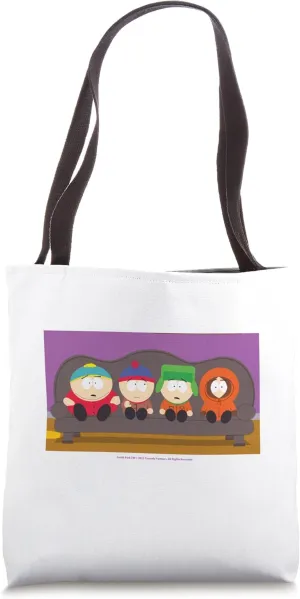 South Park Gang On A Couch Tote Bag