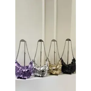 Sparkle in Style with Yeppi Sequin Chain Crossbody Bags