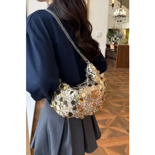 Sparkle in Style with Yeppi Sequin Chain Crossbody Bags