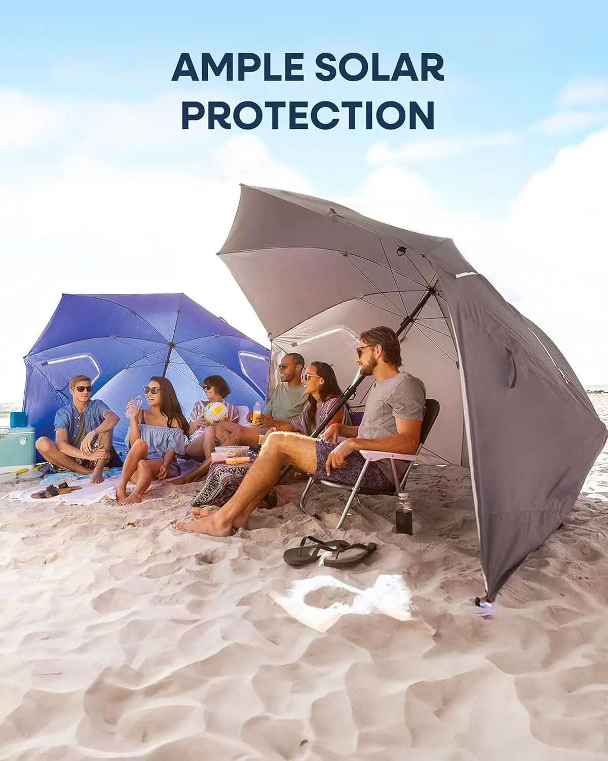 Sport-Brella Premiere XL UPF 50  Umbrella Shelter for Sun and Rain Protection