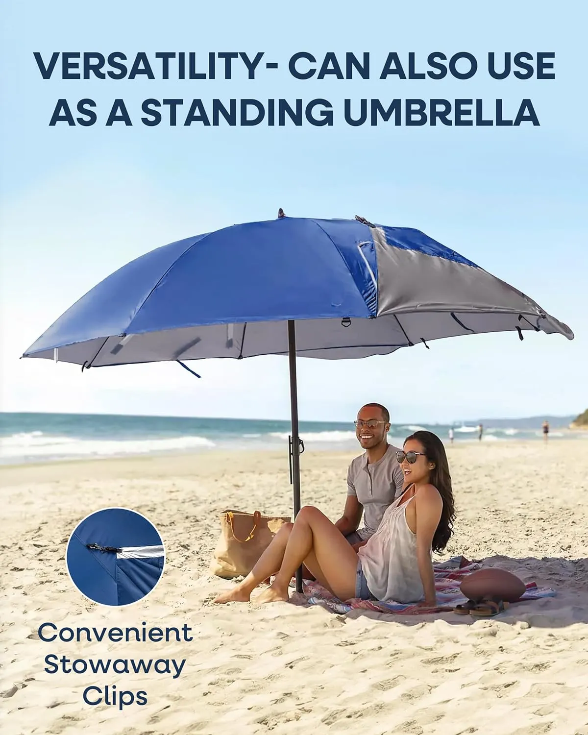 Sport-Brella Premiere XL UPF 50  Umbrella Shelter for Sun and Rain Protection