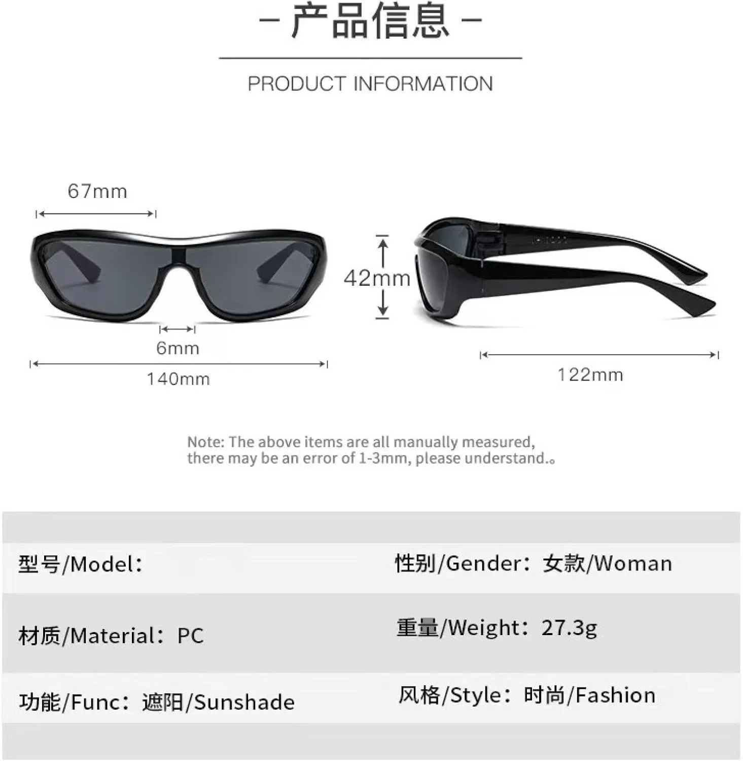 Sports Punk Sunglasses Women Goggle Men Luxury Sun Glasses Mirror Fashion Eyewear