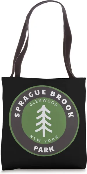 Sprague Brook Park Glenwood New York Forest Tree Vacation Tote Bag