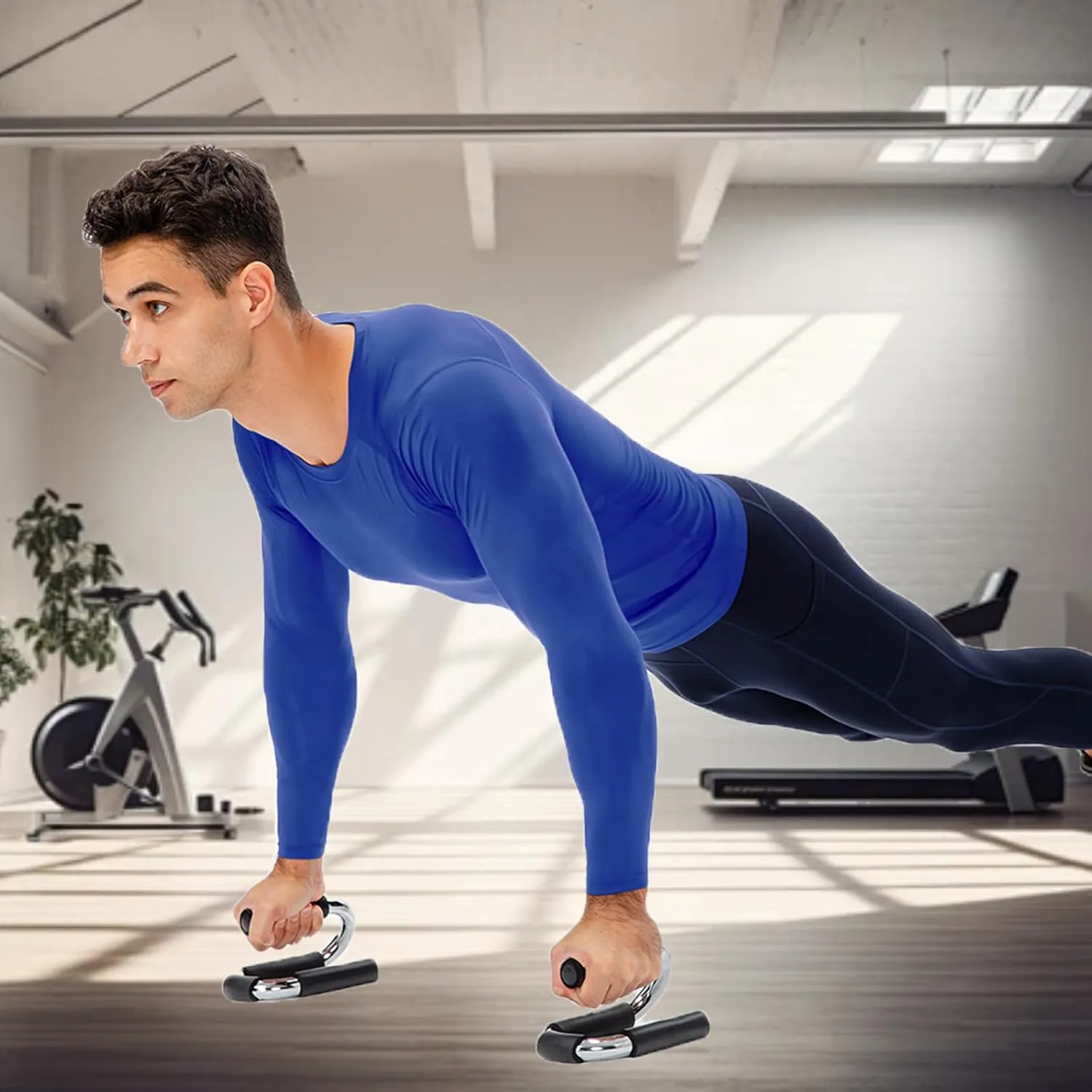 SPVISE 3 Pack Men's Compression Shirts Long Sleeve Athletic Muscle Support Workout Tops for Football Undershirt Base Layer