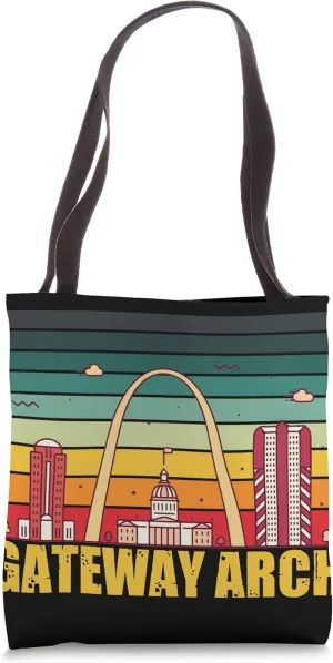 St Louis National Park Gateway Arch Souvenir Mississippi Tote Bag
