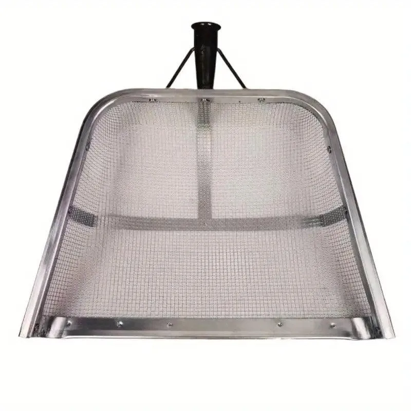 Stainless Steel Soil Sifter Drain Shovel Gardening Mesh Screen Filter Durable