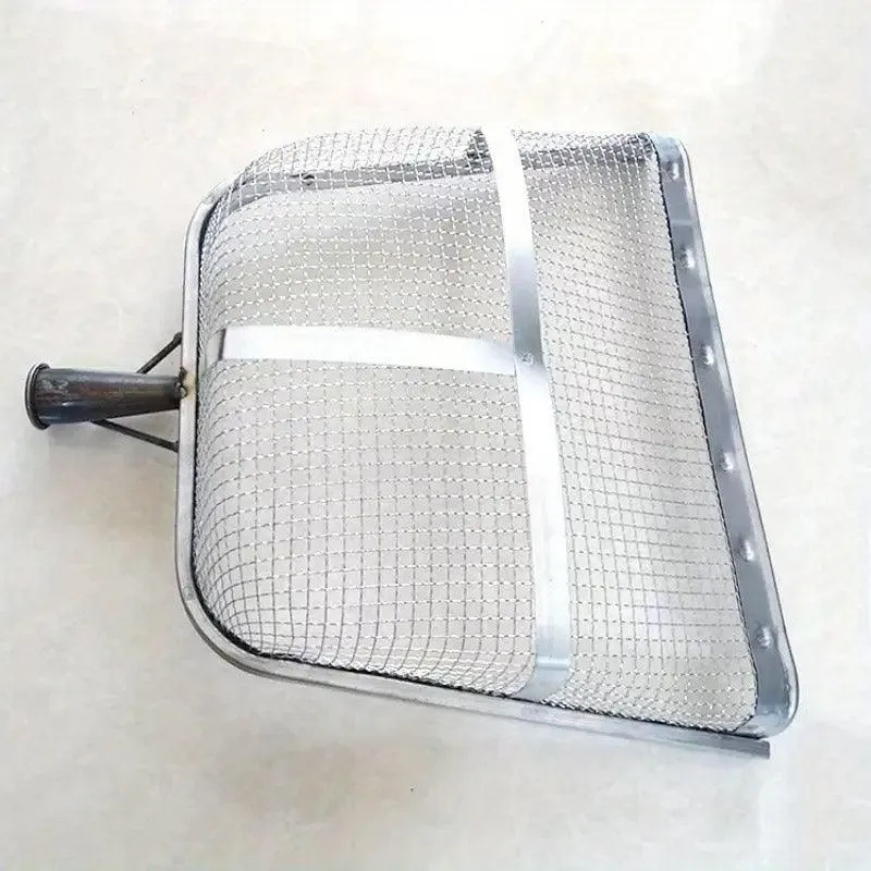 Stainless Steel Soil Sifter Drain Shovel Gardening Mesh Screen Filter Durable