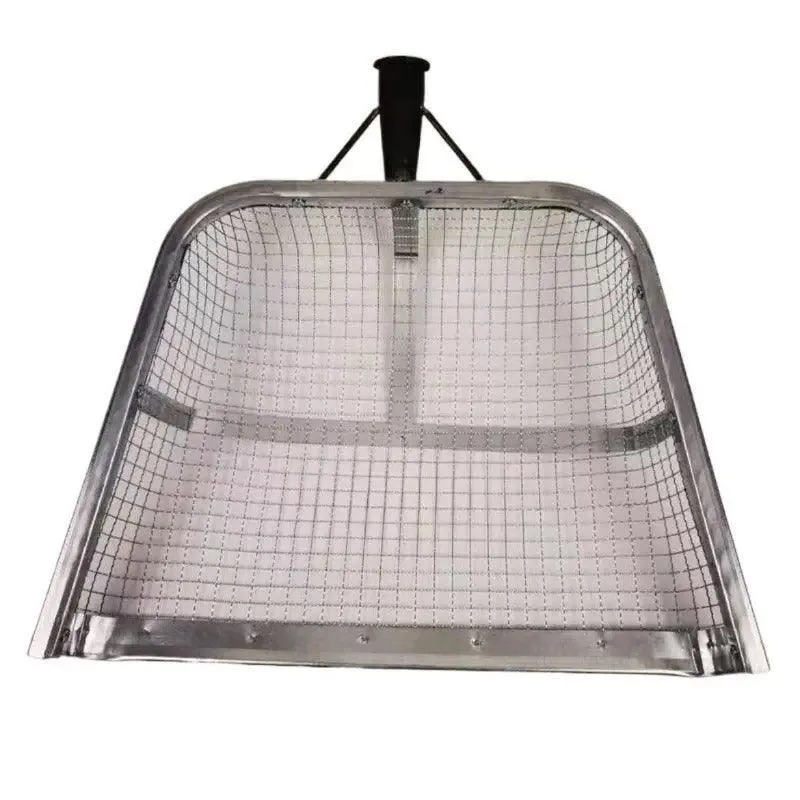 Stainless Steel Soil Sifter Drain Shovel Gardening Mesh Screen Filter Durable