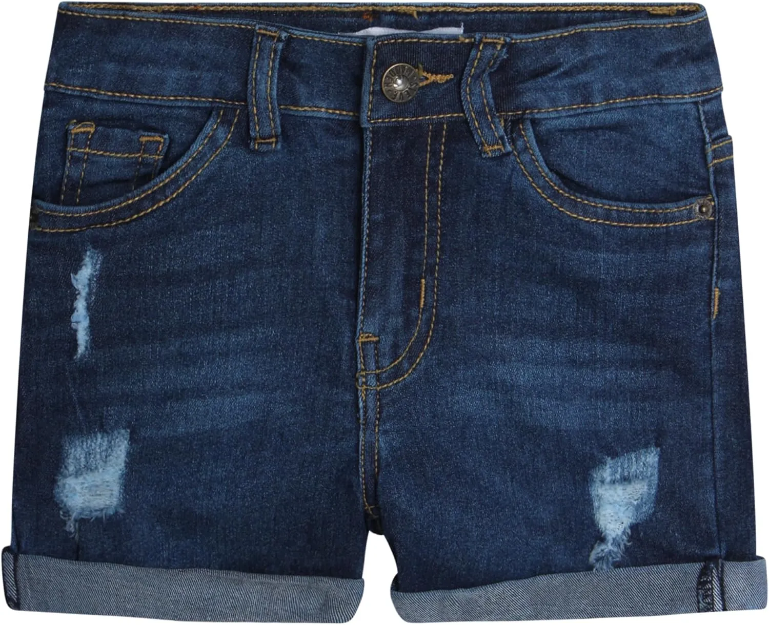 Steve Madden Girls' Shorts - Stretch Denim Jean Shorts - 5 Pocket Jean Shorts for Girls (4-16)