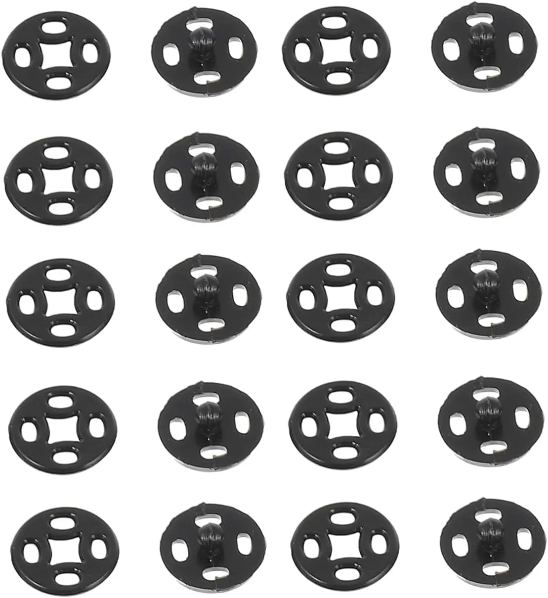 STOBOK 3000 Pcs Sewing Button Magnets Pins Sewing Masking Jean Buttons Pins Snaps for Sewing Shirt Brooch Pins Sewing Handbags Closures Tape Shirt Buttons Bracelets Craft Buttons Black
