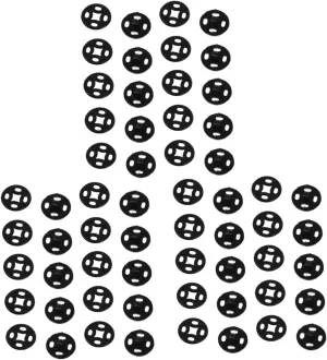 STOBOK 3000 Pcs Sewing Button Magnets Pins Sewing Masking Jean Buttons Pins Snaps for Sewing Shirt Brooch Pins Sewing Handbags Closures Tape Shirt Buttons Bracelets Craft Buttons Black
